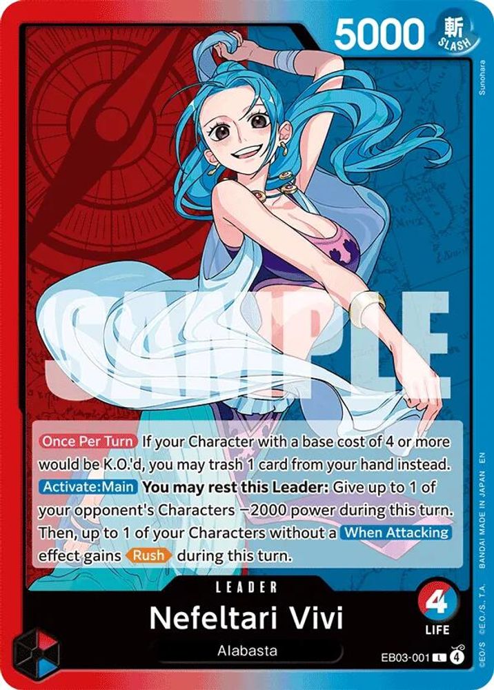 Nefeltari Vivi (001) EB03-001 Extra Booster: One Piece Heroines Edition One Piece NM