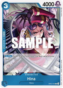 Hina OP05-050 Rare Awakening of the New Era One Piece Foil Near Mint