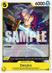 Denjiro OP06-109 Uncommon Wings of the Captain One Piece Near Mint