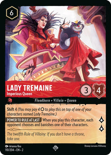 Lady Tremaine - Imperious Queen 110/204 Rise of the Floodborn Lorcana NM