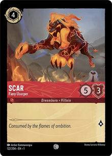 Scar - Fiery Usurper 122/204 Common The First Chapter Lorcana Near Mint
