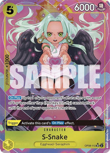 S-Snake (Parallel) OP08-112 Super Rare Two Legends One Piece Foil Near Mint