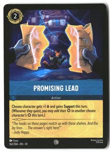 Promising Lead 162/204 Common Whispers in the Well Lorcana Lightly Played