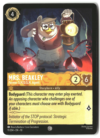 Mrs. Beakley - Former S.H.U.S.H. Agent 11/204 Whispers in the Well Lorcana LP
