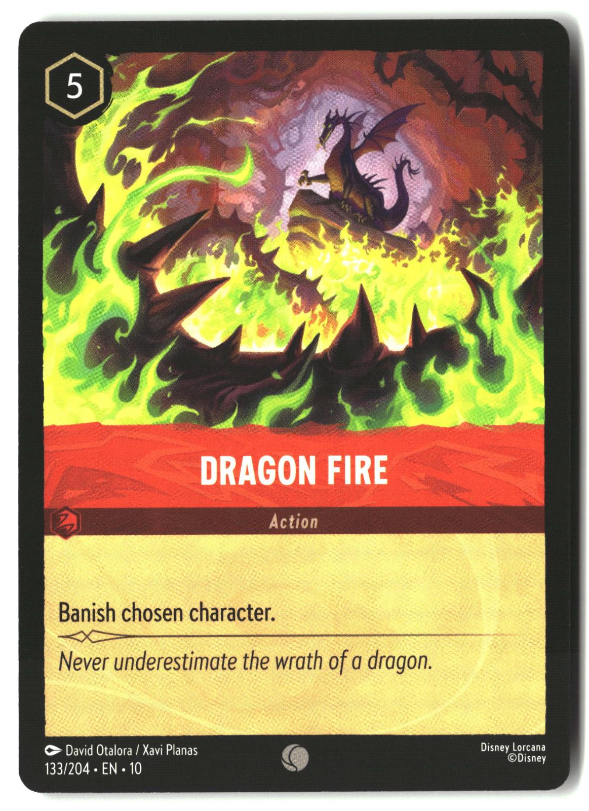Dragon Fire 133/204 Common Whispers in the Well Lorcana Lightly Played