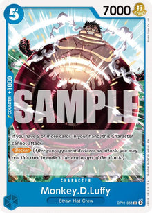 Monkey.D.Luffy (058) OP11-058 Uncommon A Fist of Divine Speed One Piece NM