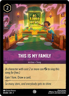 This Is My Family 81/204 Common Archazia's Island Lorcana Near Mint