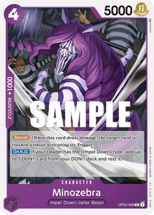 Minozebra OP03-068 Common Pillars of Strength One Piece Near Mint