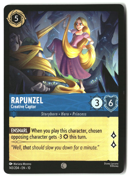 Rapunzel - Creative Captor 143/204 Common Whispers in the Well Lorcana LP