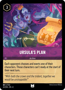 Ursula's Plan 63/204 Uncommon Ursula's Return Lorcana Near Mint
