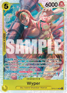 Wyper OP15-114 Super Rare Adventure on Kami's Island One Piece Foil Near Mint