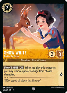 Snow White - Lost in the Forest 23/204 Common Rise of the Floodborn Lorcana NM
