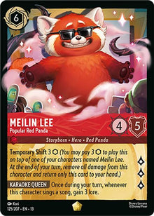 Meilin Lee - Popular Red Panda 125/204 Legendary Attack of the Vine! Lorcana NM