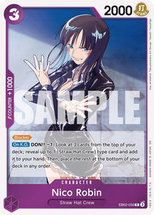 Nico Robin EB02-036 Rare Extra Booster: Anime 25th Collection One Piece Foil NM