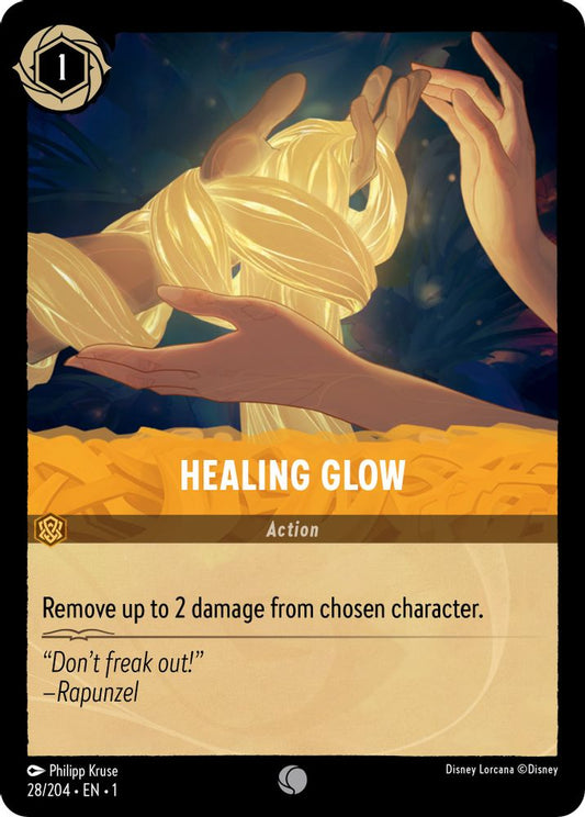 Healing Glow 28/204 Common The First Chapter Lorcana Near Mint