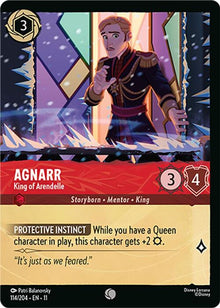 Agnarr - King of Arendelle (Foil) 114/204 Winterspell Lorcana Cold Foil NM