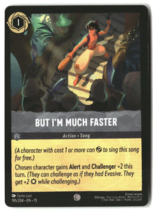 But I'm Much Faster 195/204 Common Whispers in the Well Lorcana Lightly Played