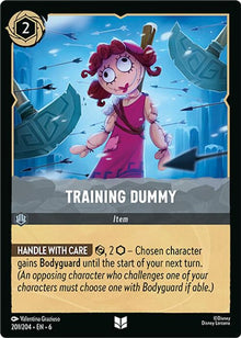 Training Dummy 201/204 Uncommon Azurite Sea Lorcana Near Mint