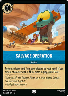 Salvage Operation 165/204 Uncommon Wilds Unknown Lorcana Near Mint
