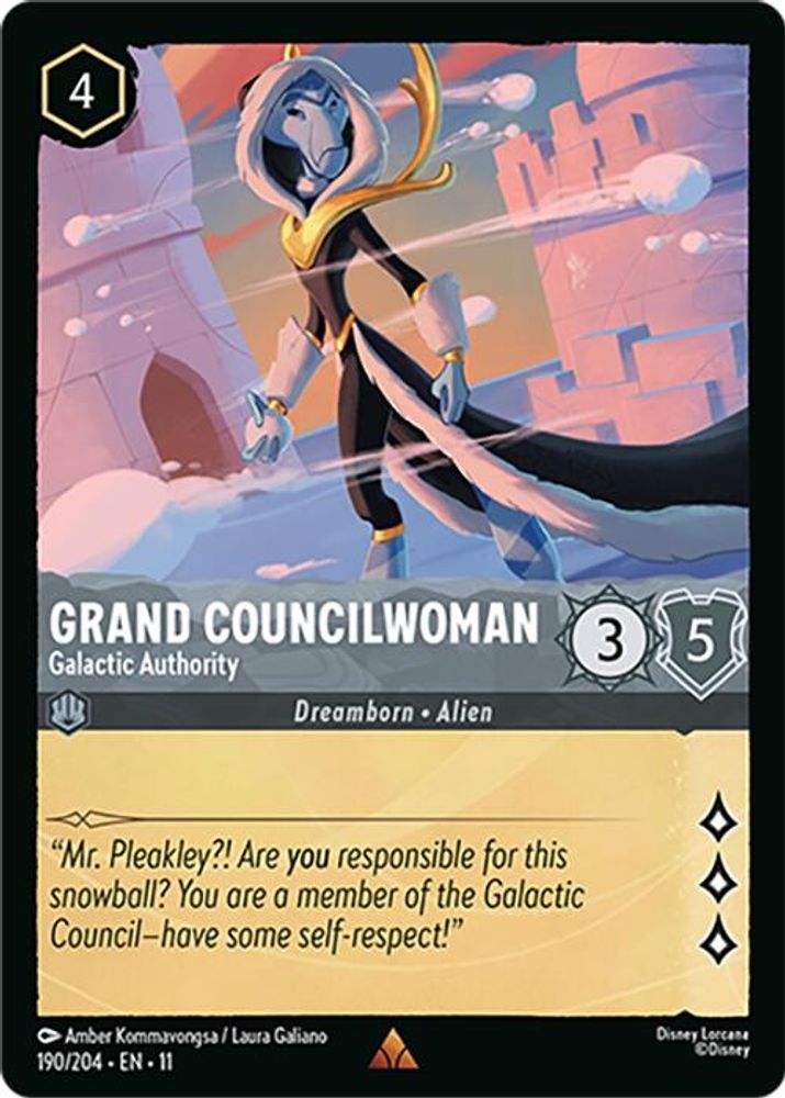 Grand Councilwoman - Galactic Authority 190/204 Rare Winterspell Lorcana NM