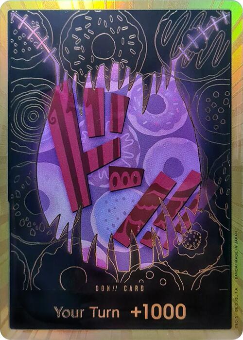 DON!! Card (Katakuri) (Gold) DON!! Premium Booster -The Best- One Piece Foil NM