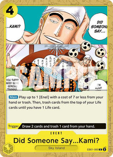 Did Someone Say...Kami? EB01-060 Extra Booster: Memorial Collection One Piece NM