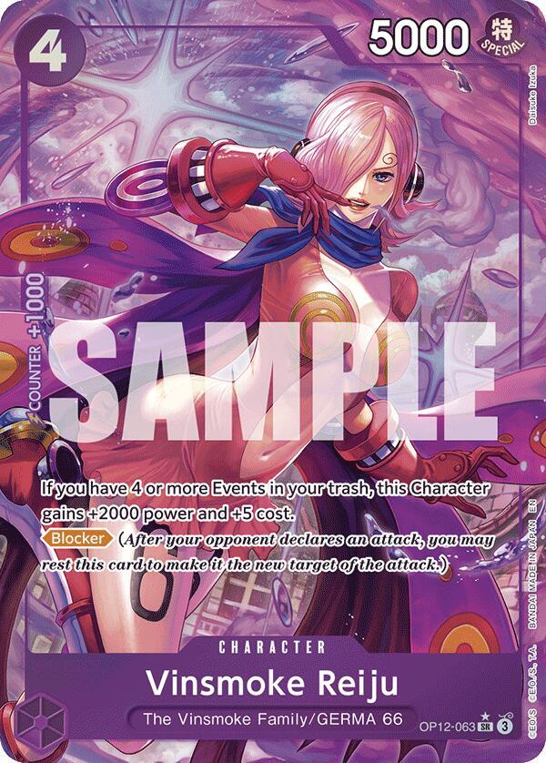 Vinsmoke Reiju (Alternate Art) OP12-063 Legacy of the Master One Piece Foil NM