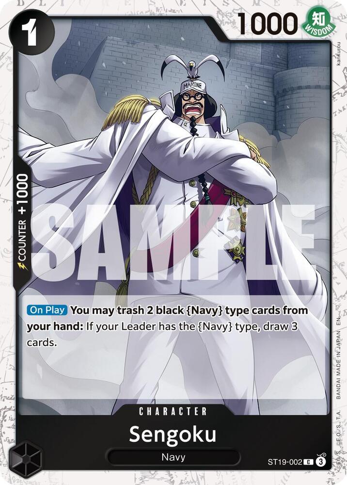 Sengoku (Pirate Foil) ST19-002 Premium Booster -The Best- Vol. 2 One Piece NM