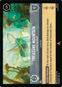 Treasure Mountain - Azurite Sea Island 203/204 Rare Azurite Sea Lorcana NM