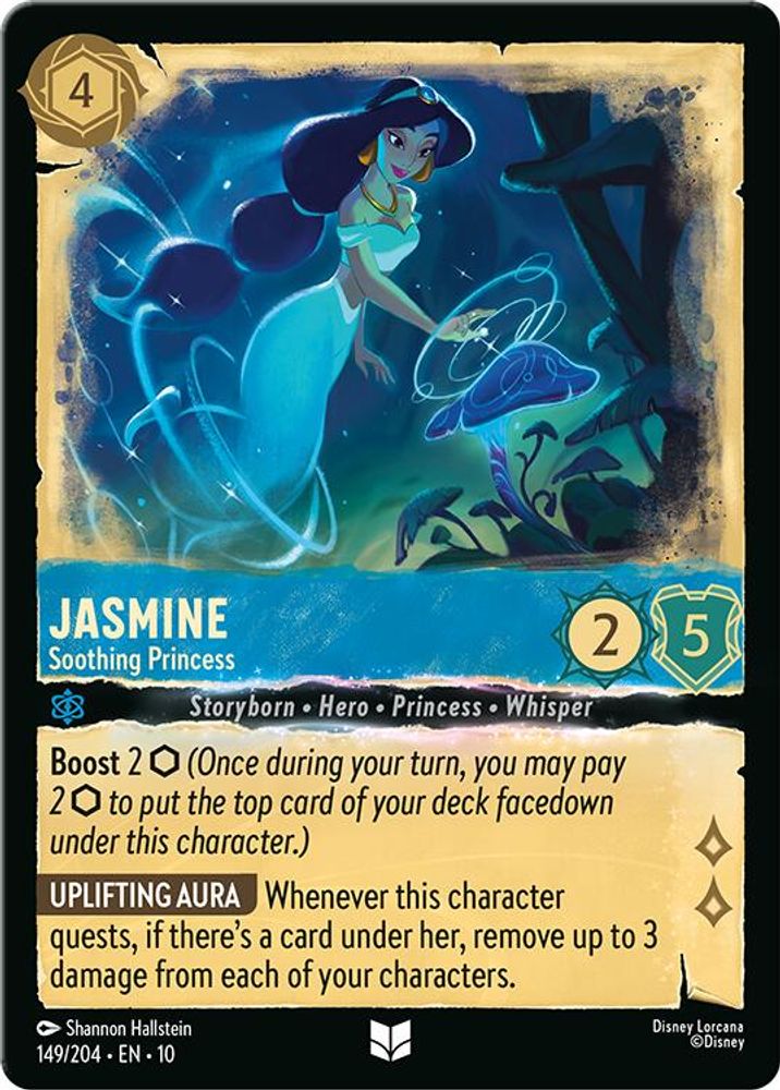 Jasmine - Soothing Princess 149/204 Uncommon Whispers in the Well Lorcana NM
