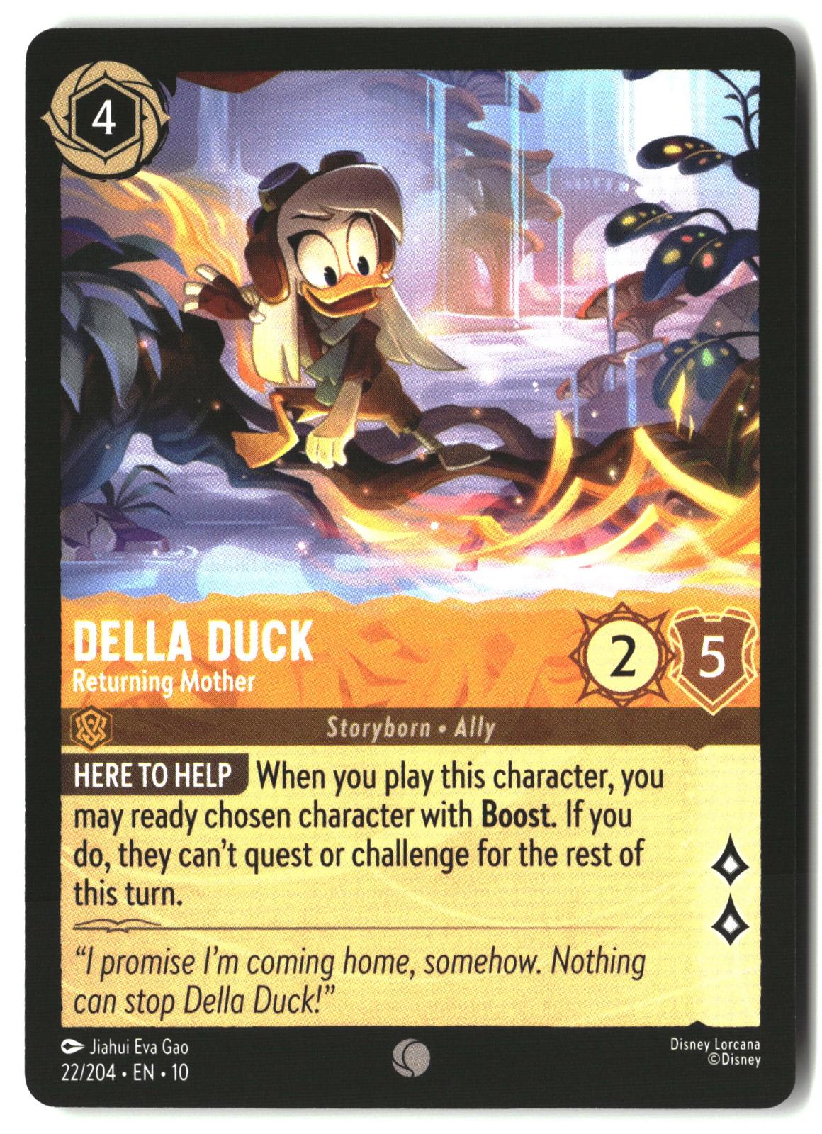 Della Duck - Returning Mother 22/204 Common Whispers in the Well Lorcana LP