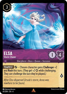 Elsa - Storm Chaser 42/204 Rare Ursula's Return Lorcana Near Mint