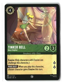 Tinker Bell - Most Helpful 88/204 Common Fabled Lorcana Lightly Played