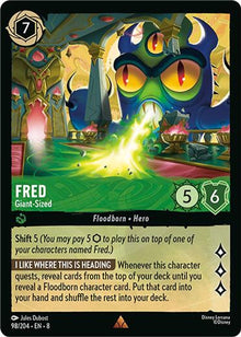 Fred - Giant-Sized 98/204 Rare Reign of Jafar Lorcana Near Mint