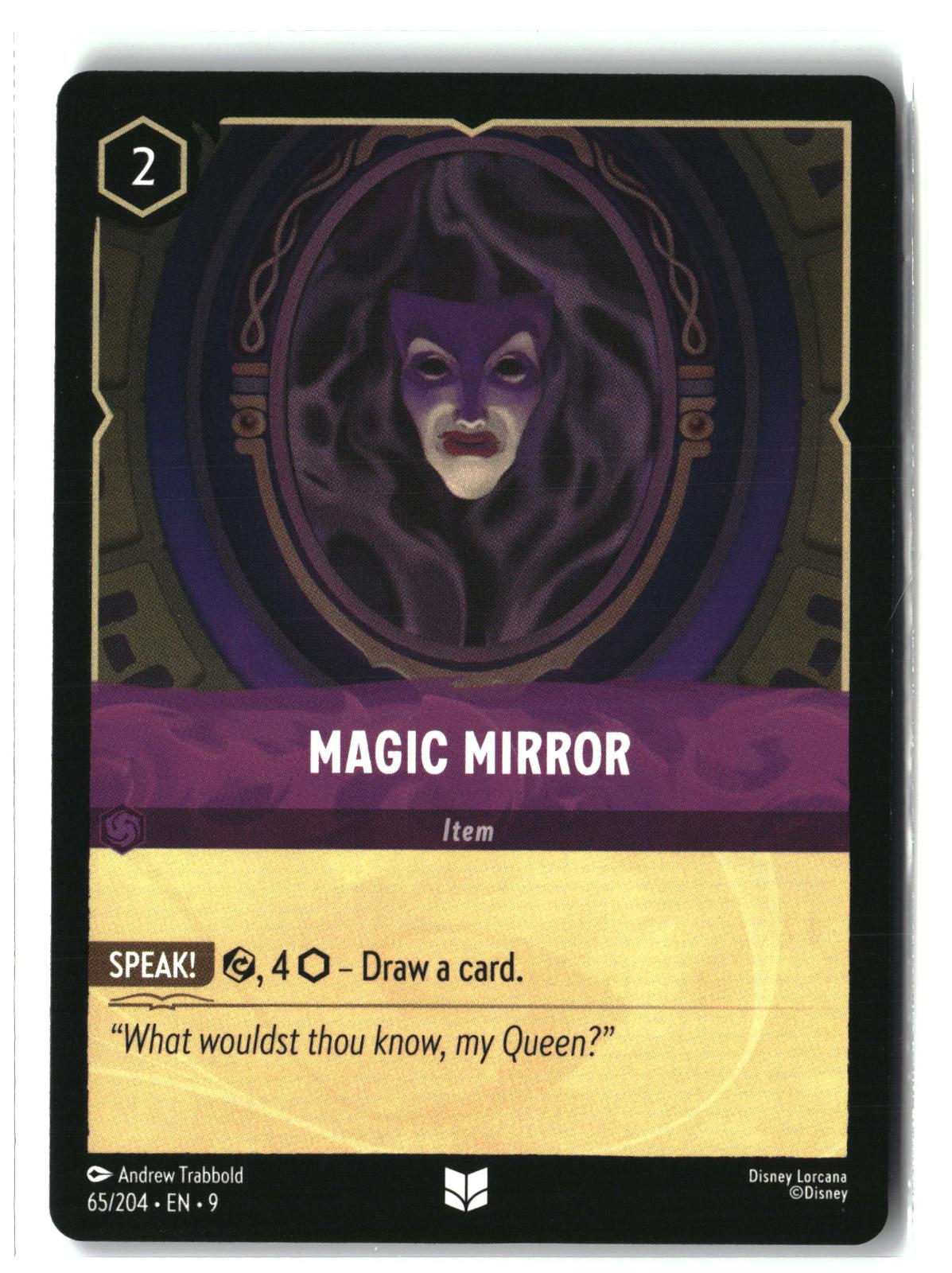 Magic Mirror 65/204 Uncommon Fabled Lorcana Lightly Played