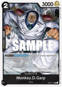 Monkey.D.Garp (115) OP02-115 Rare Paramount War One Piece Foil Near Mint