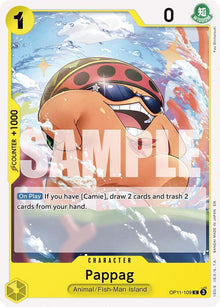 Pappag OP11-109 Common A Fist of Divine Speed One Piece Near Mint
