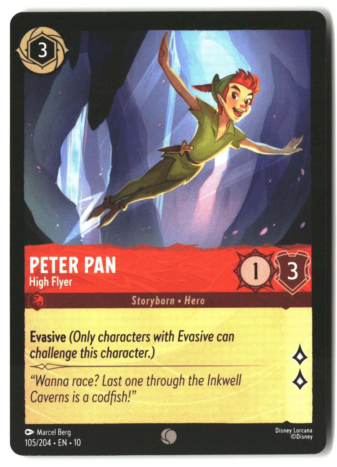 Peter Pan - High Flyer 105/204 Common Whispers in the Well Lorcana LP