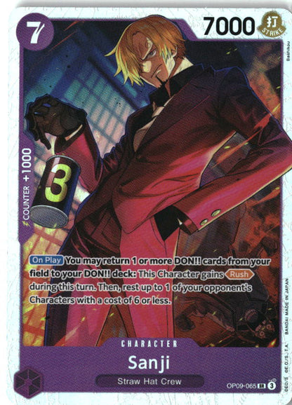 Sanji (Reprint) OP09-065 Premium Booster -The Best- Vol. 2 One Piece NM
