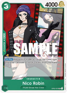 Nico Robin OP02-037 Uncommon Paramount War One Piece Near Mint