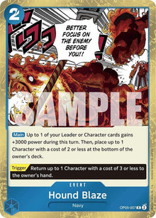 Hound Blaze (Jolly Roger Foil) OP05-057 Premium Booster -The Best- One Piece NM
