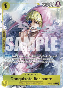 Donquixote Rosinante (108) (Alternate Art) OP12-108 Legacy of the Master One Piece Foil NM