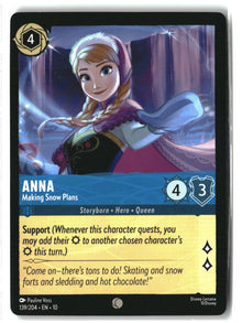 Anna - Making Snow Plans 139/204 Common Whispers in the Well Lorcana LP