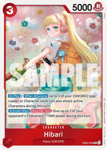 Hibari EB03-008 Rare Extra Booster: One Piece Heroines Edition One Piece Foil NM
