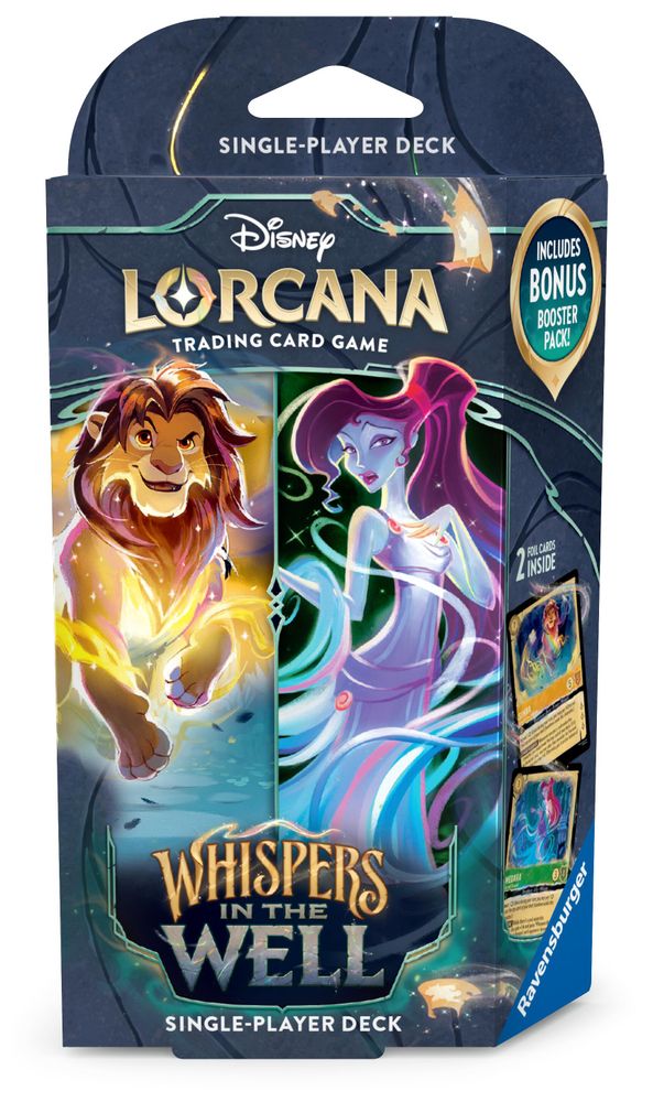 Disney Lorcana: Whispers in the Well Starter Deck (Amber & Emerald) Lorcana NM