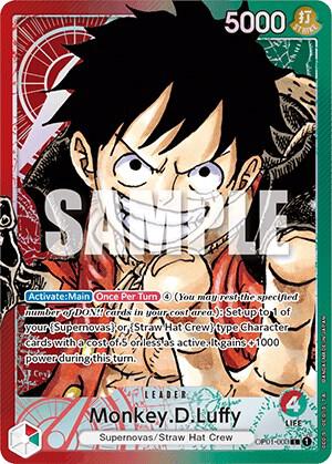 Monkey.D.Luffy (003) (Parallel) OP01-003 Leader Romance Dawn One Piece Foil NM