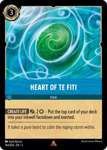 Heart of Te Fiti 164/204 Rare Into the Inklands Lorcana Near Mint