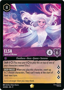 Elsa - Spirit of Winter 43/204 Legendary Fabled Lorcana Near Mint