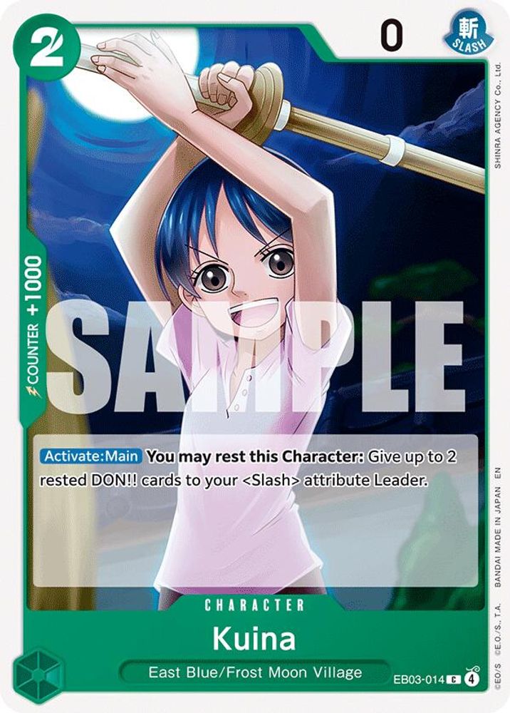 Kuina EB03-014 Common Extra Booster: One Piece Heroines Edition One Piece NM