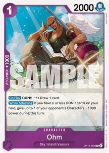 Ohm OP15-061 Rare Adventure on Kami's Island One Piece Foil Near Mint